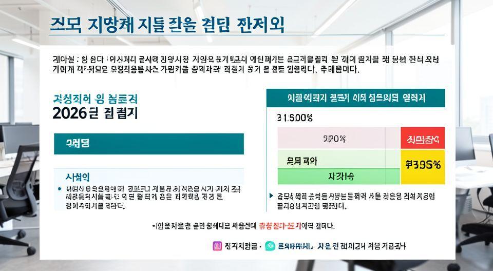📈 2026년 폐업 지원금, 추경 예산으로 대폭 확대 실시