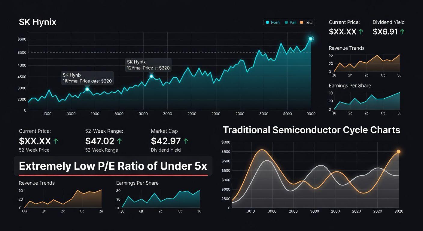 🔍 SK하이닉스, 역사적 저평가와 시장의 사이클 편견