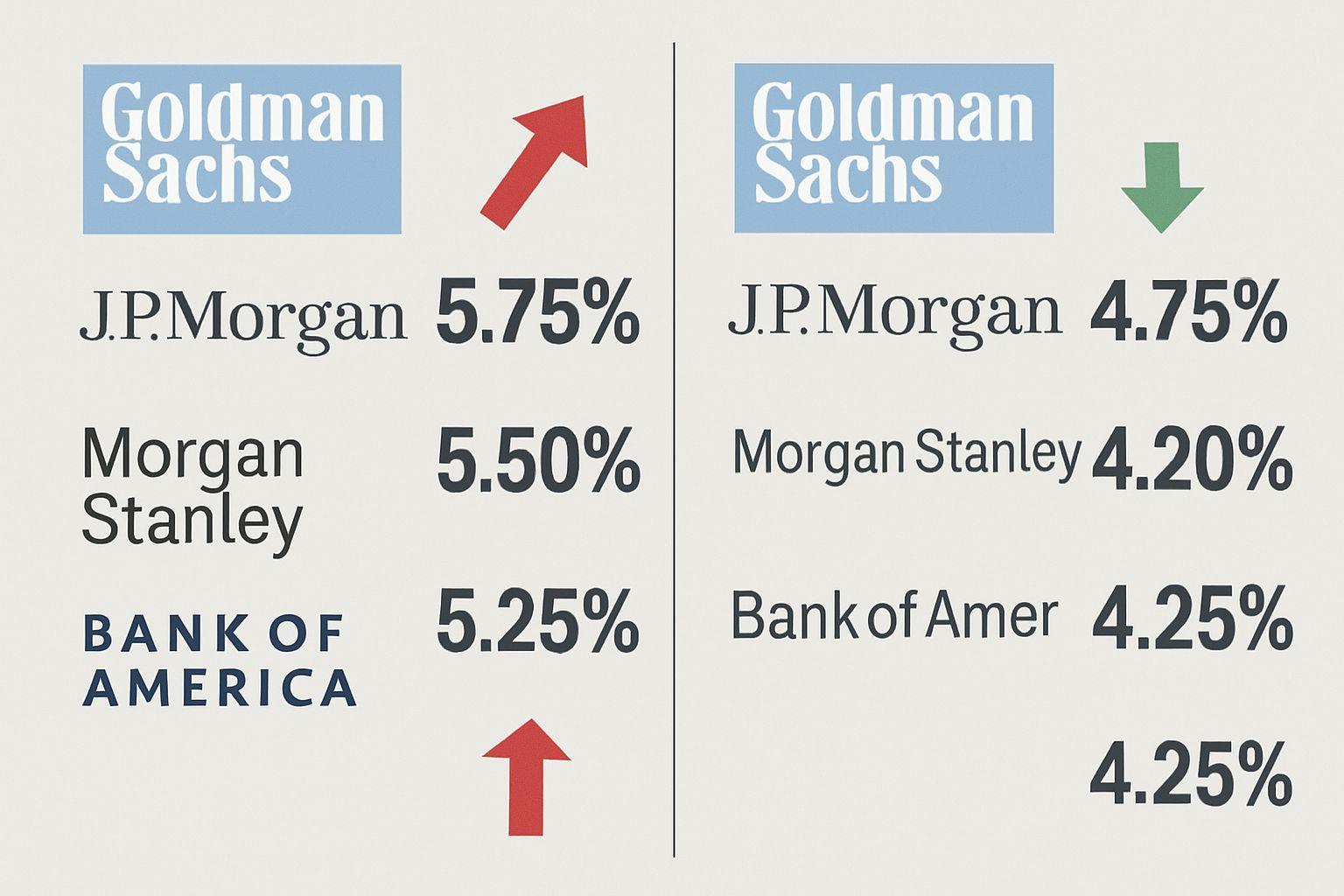 🔍 월가 빅뱅들의 상반된 금리 전망