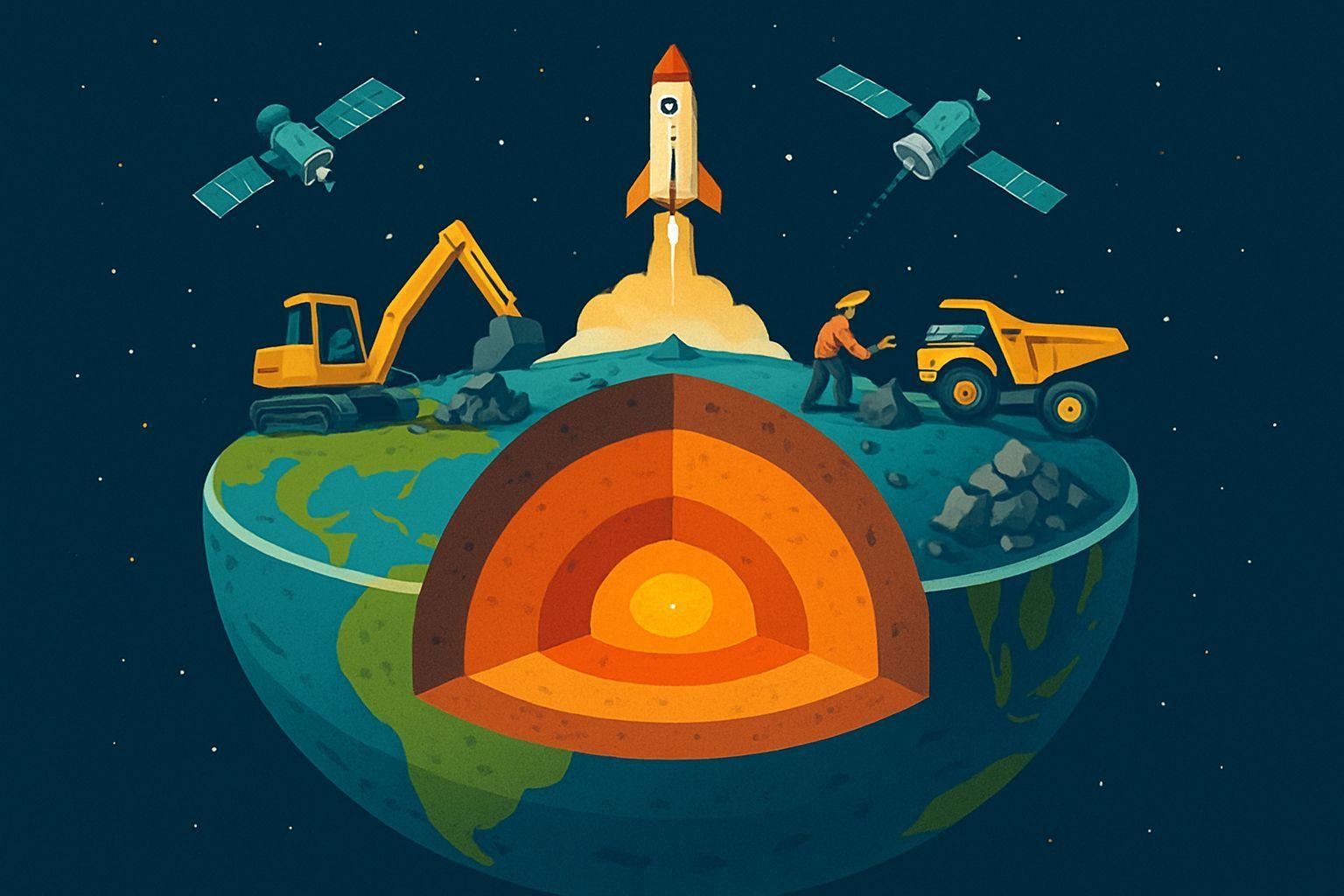 💡 우주 시대의 시작, 땅 속 원자재에 답이 있다!