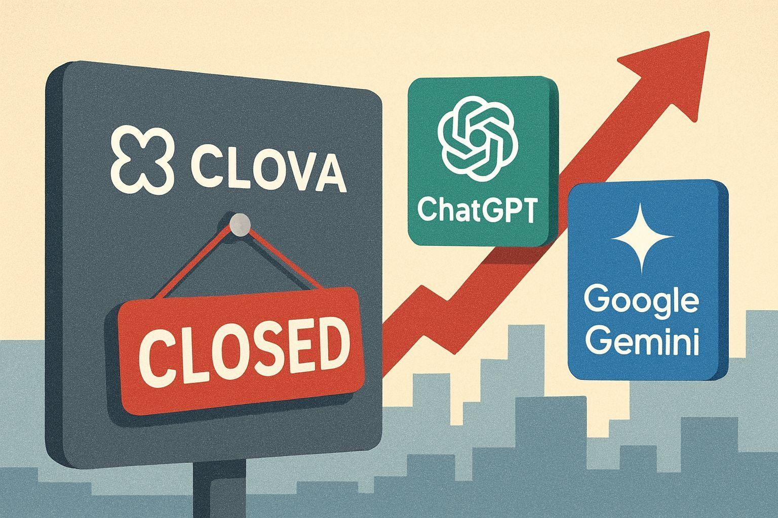 🔍 AI 경쟁력 흔들림: 클로바엑스 종료와 정부 프로젝트 탈락