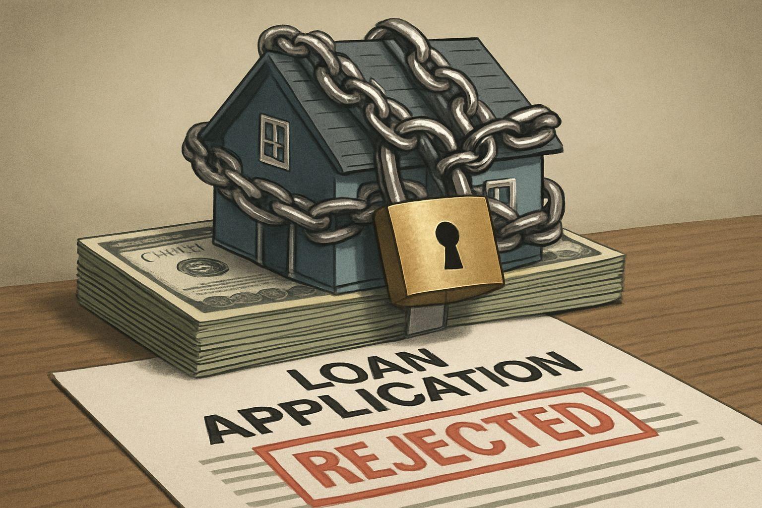 📌 대출 한계와 부동산 시장의 교착 상태