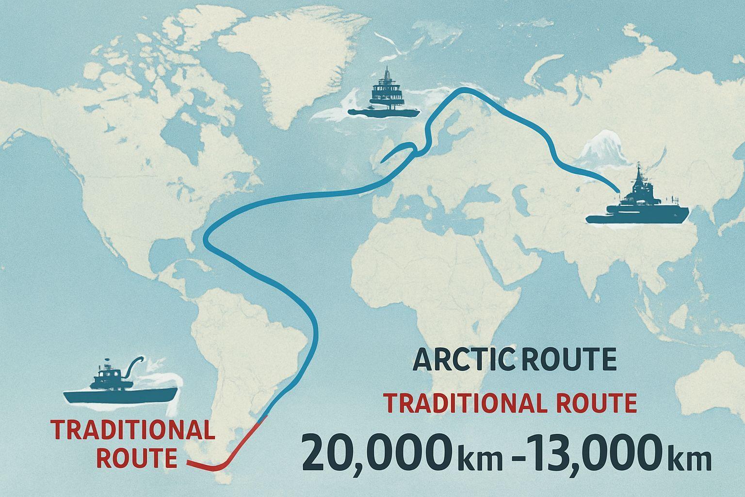 🔍 북극항로의 지정학적 경제구조