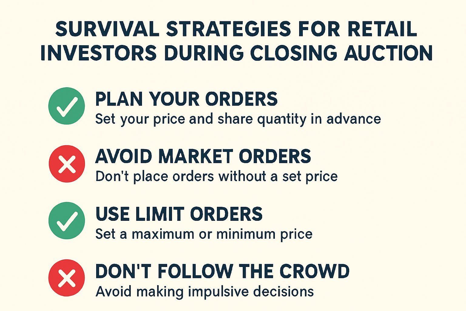 📝 동시호가 생존 전략 4가지