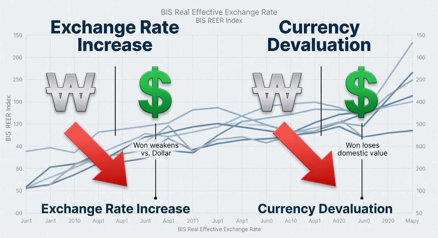 💡 원화 가치 하락, 환율 상승이 아니다