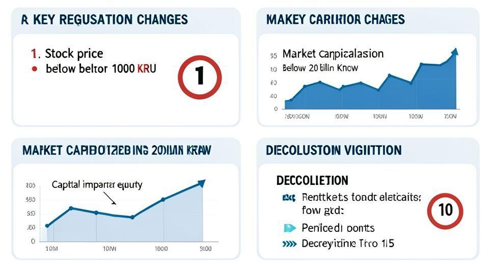 ⚙️ 동전주 퇴출 규정의 구체적 변화