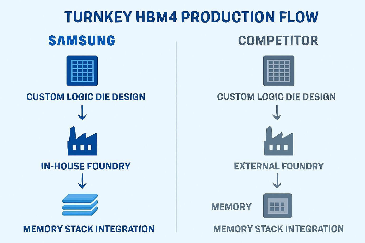 ⚙️ 삼성전자의 턴키(Turnkey) 생산 능력, 왜 중요한가?