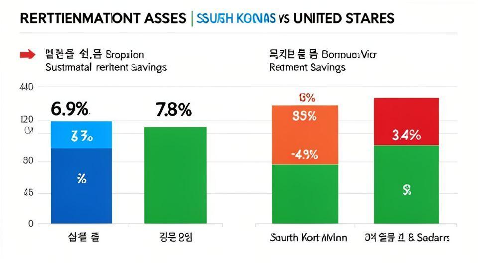 💰 한국 vs 미국 연금 자산 현황 비교