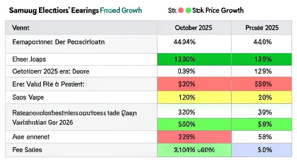 📊 삼성전자 실적 대비 주가 상승률 데이터 분석