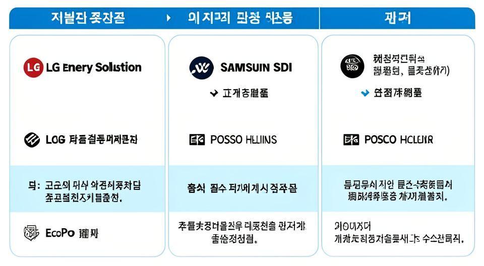 ⚙️ 한국 2차전지 기업들의 경쟁력 분석