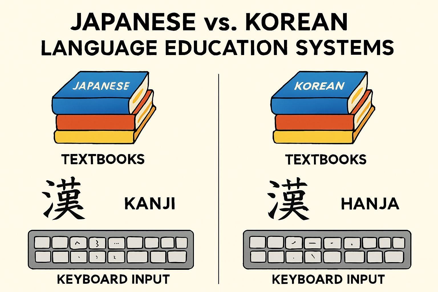 📝 한자 교육과 언어 시스템의 차이