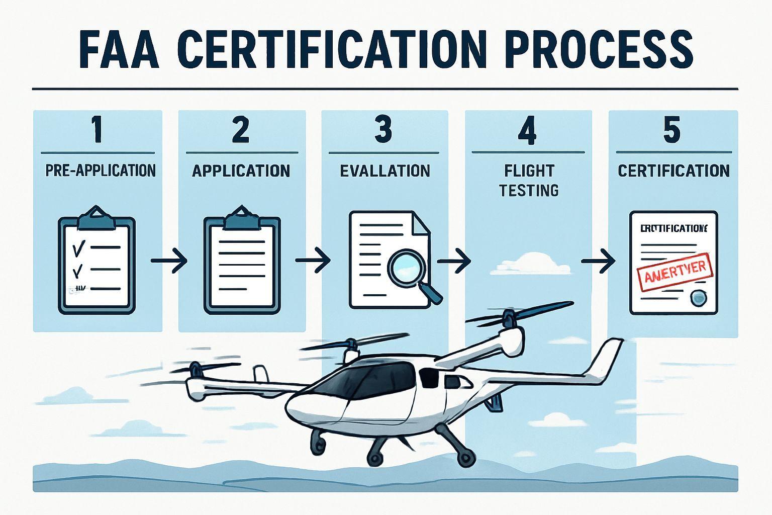 🔍 FAA 인증 4단계, 미국 역사상 첫 eVTOL 상업화 직전