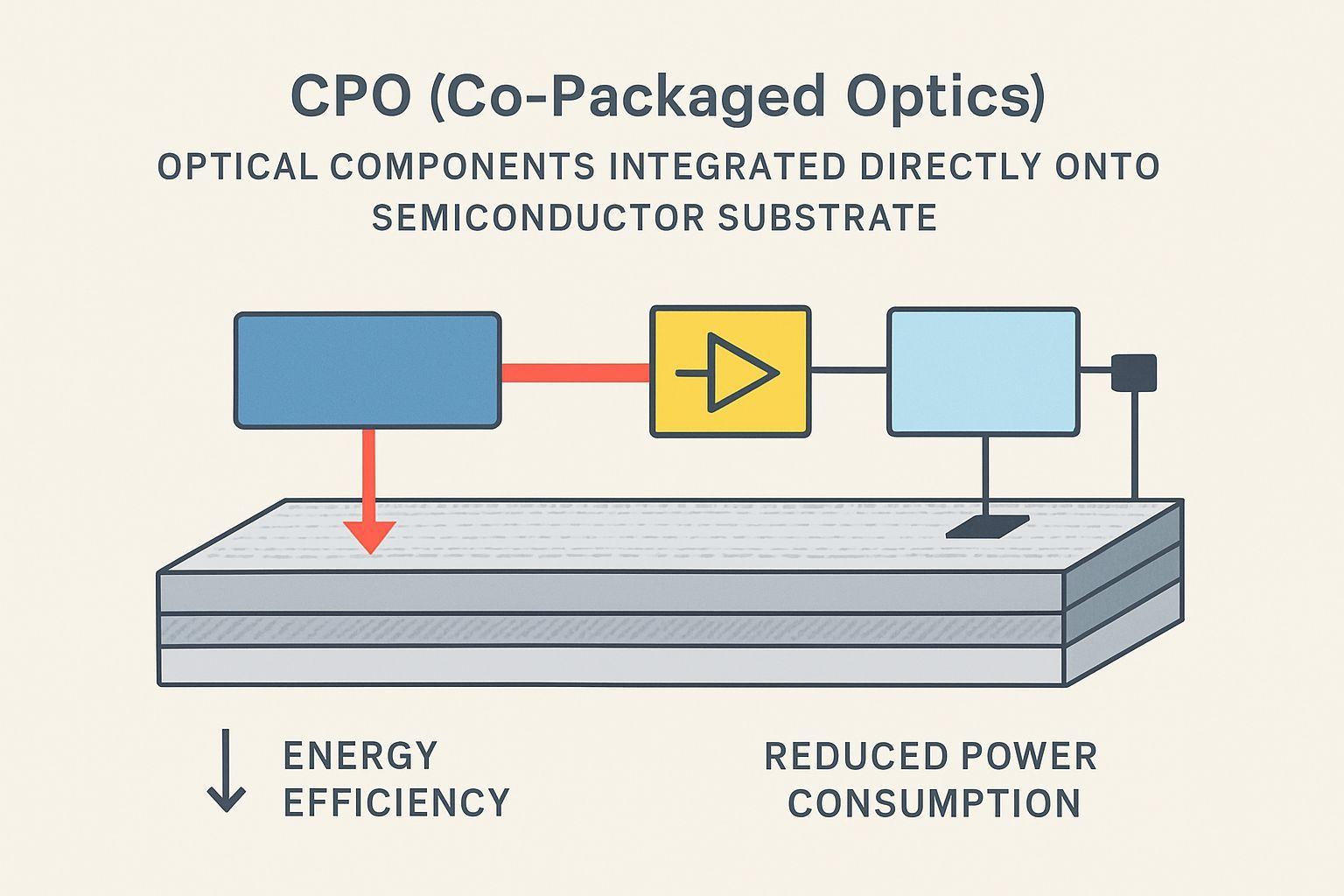 💡 CPO 기술의 혁신, 전력 소모 70% 감소 효과
