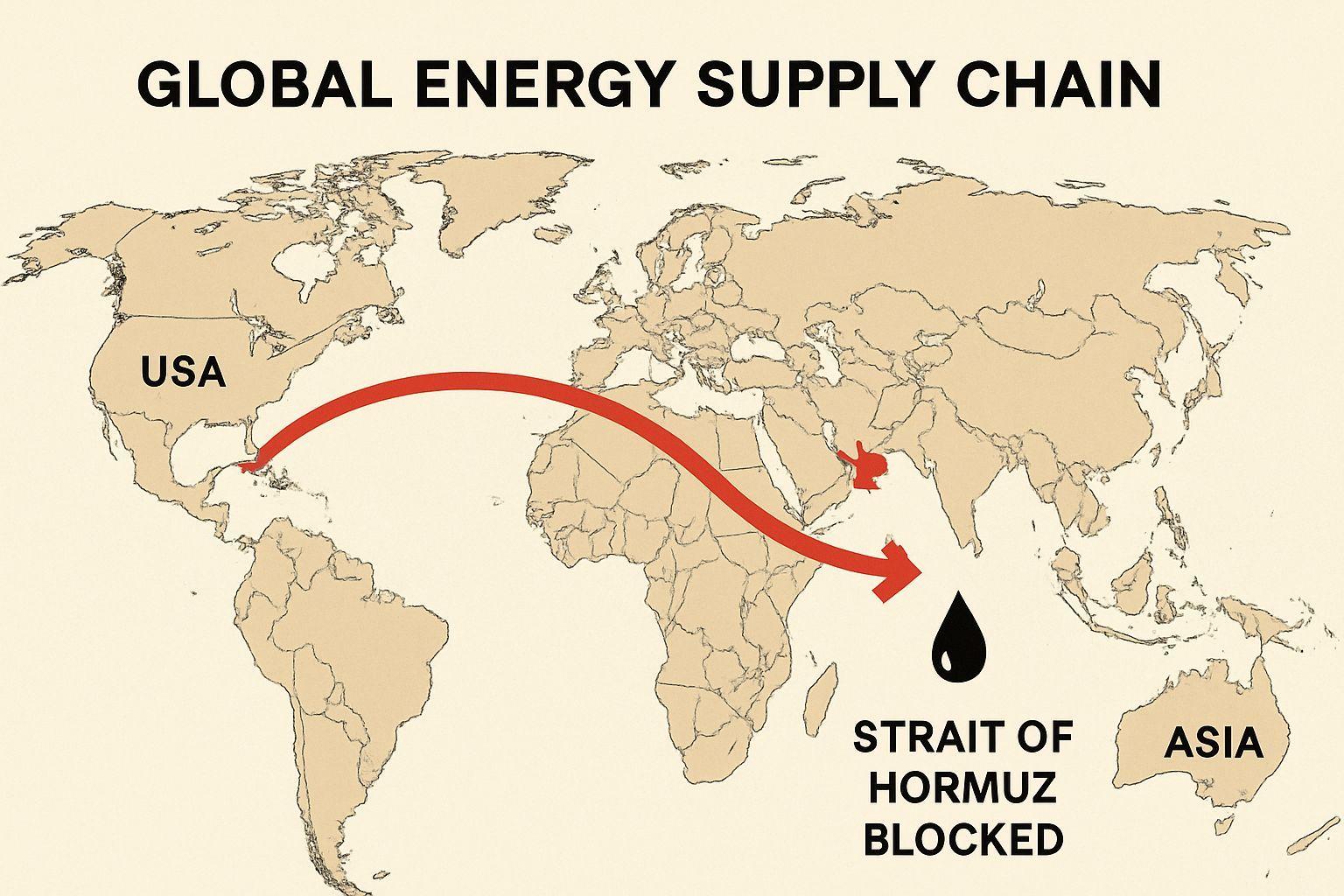 📈 에너지 시장 주도권 장악을 위한 호르무즈 열쇠 쟁탈전