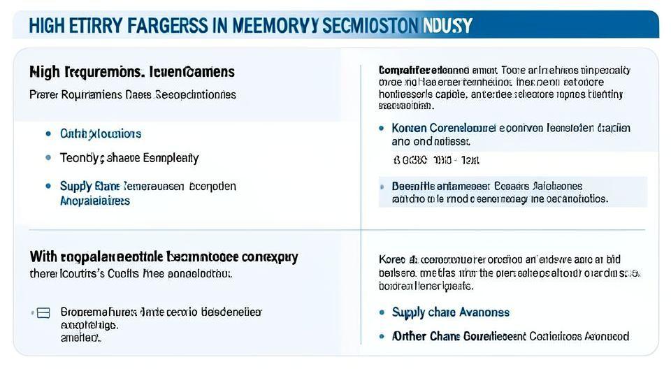 ⚙️ 한국 반도체 산업의 경쟁력과 진입장벽 분석