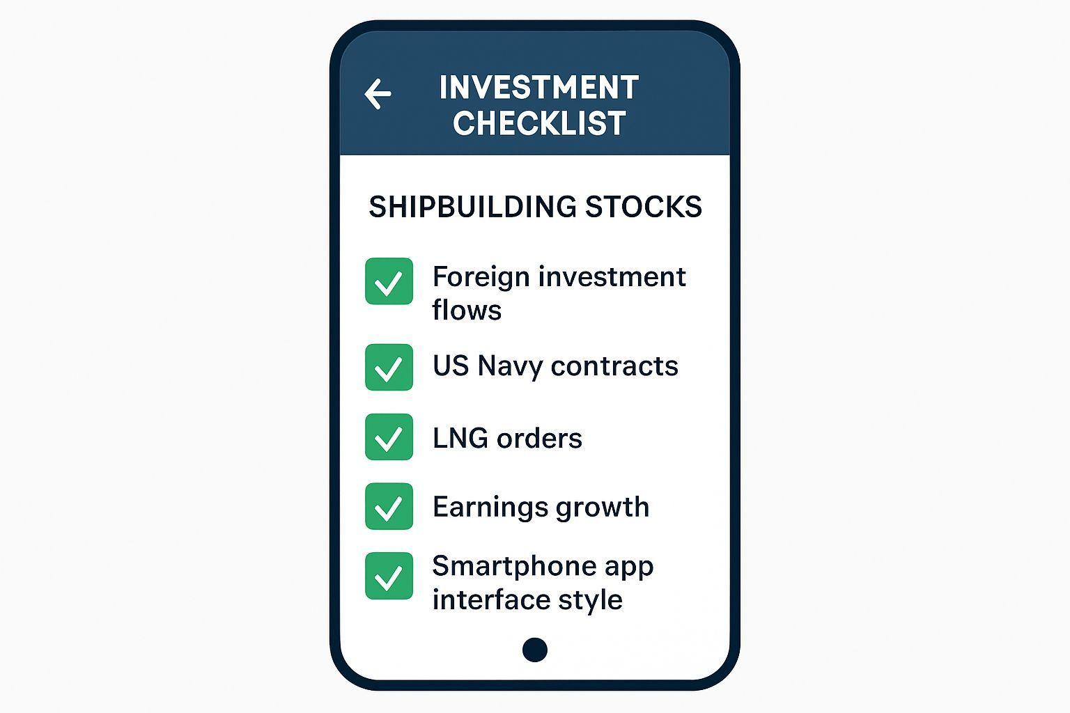 📝 조선주 투자 체크리스트