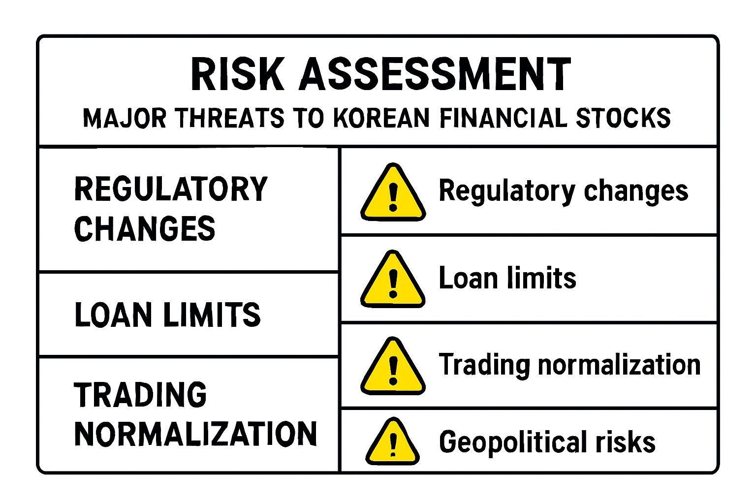 ⚠️ 은행주 증권주 투자 시 고려할 4대 리스크