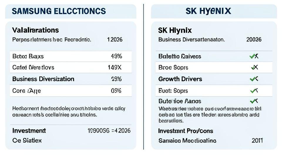 💰 삼성전자 vs 하이닉스, 2026년 투자 전략 비교