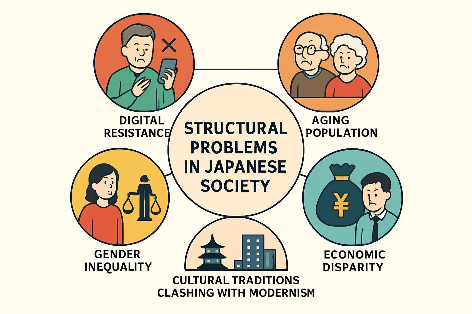 🔍 일본 사회의 구조적 모순과 경제적 취약성