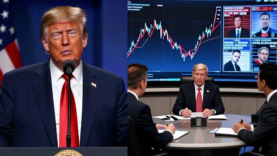 🎭 트럼프의 협상 전술, 시장 변동성 확대 구조