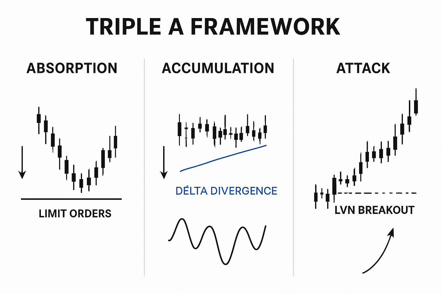 ⚙️ 트리플 A 프레임워크: 흡수, 축적, 공격의 3단계 전략