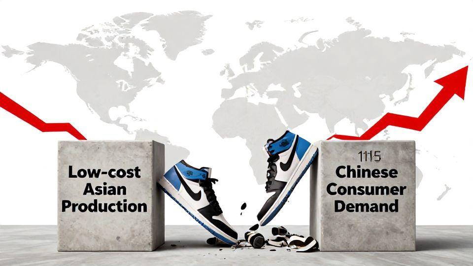 🔍 나이키 주가 하락의 진짜 원인: 글로벌화 프리미엄의 붕괴