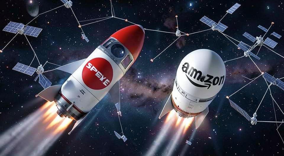 🛰️ 스페이스X vs 아마존, 우주 인터넷 경쟁 심화